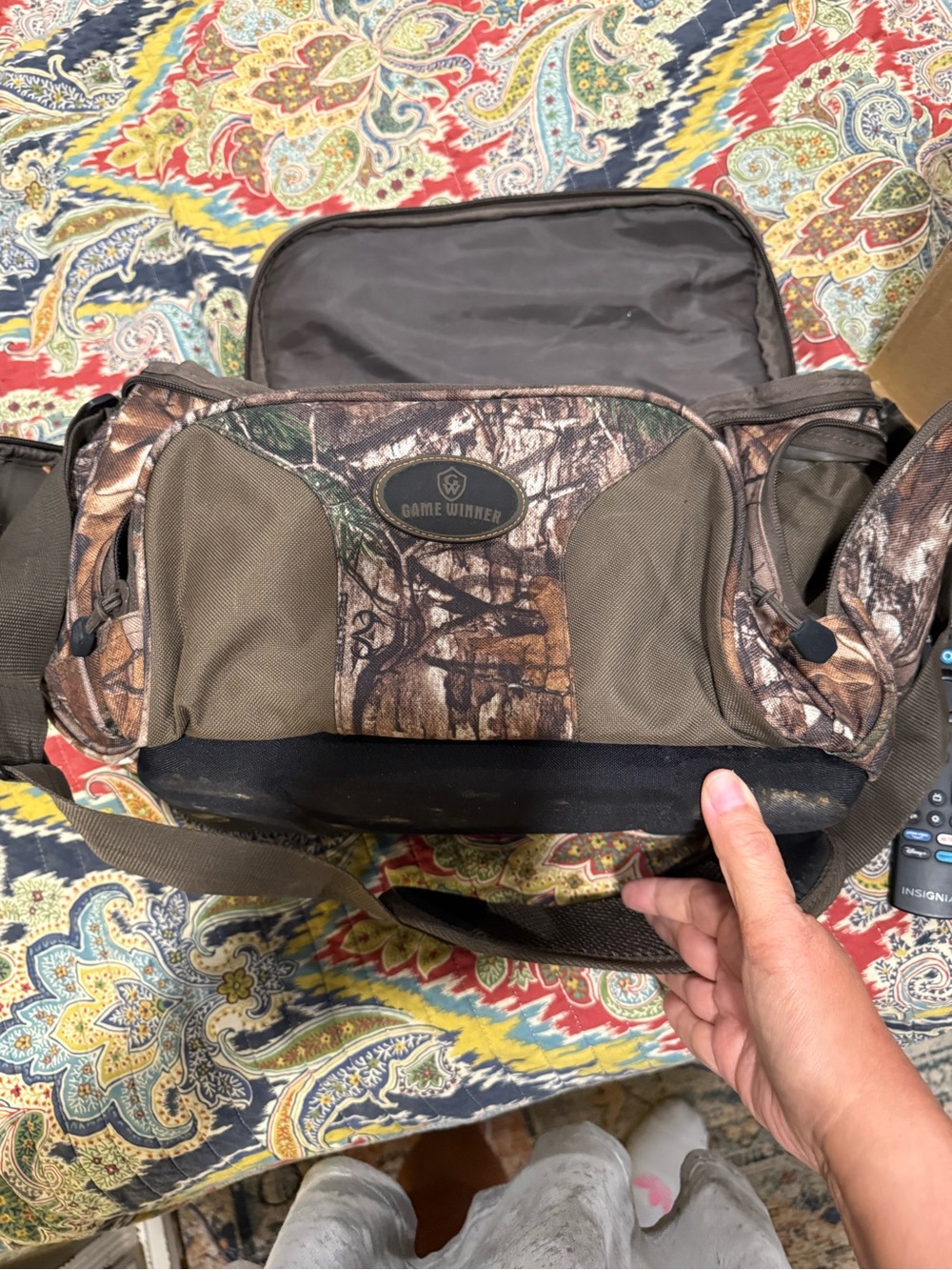 Game Winner Brown Camo Waist Pack for Men